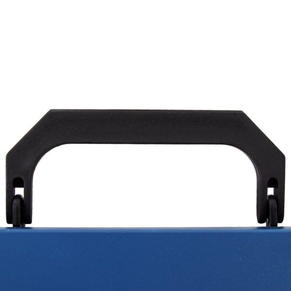 Портфель пластиковый STAFF А4 (320х225х36 мм), без отделений, синий, 229240 - Портфели пластиковые