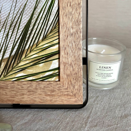 Рамка из мангового дерева BRAUBERG LOFT IRONWOOD, фото 13х18 см, акриловый экран, 19х24 см, 391287 - Рамки для дипломов, сертификатов, грамот, фотографий