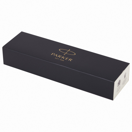 Ручка шариковая PARKER "Jotter Plastic CT", корпус красный, детали из нержавеющей стали, синяя, R0033330 - Ручки шариковые подарочные