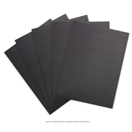 Пенокартон матовый, 30х40 см, толщина 5 мм, черный, КОМПЛЕКТ 5 листов, BRAUBERG, 112469 - Пенокартон
