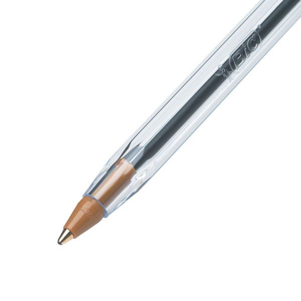 Ручки шариковые BIC "Cristal Original", НАБОР 4 шт., СИНИЕ, узел 1 мм, линия 0,32 мм, пакет, 8308601 - Ручки шариковые неавтоматические