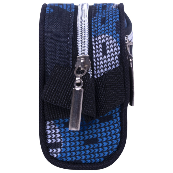 Пенал-косметичка BRAUBERG с ручкой, карман из сетки, полиэстер, "Storm", 20х6х9 см, 229275 - Пеналы мягкие