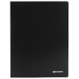 Папка на 2 кольцах BRAUBERG "Office", 25 мм, черная, до 170 листов, 0,5 мм, 227495 - Папки на кольцах