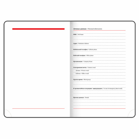 Ежедневник недатированный B6 (127х186 мм), BRAUBERG VISTA, под кожу, гибкий, срез фольга, 136 л., "Spring meadow", 112111 - Ежедневники с покрытием "под кожу и ткань"