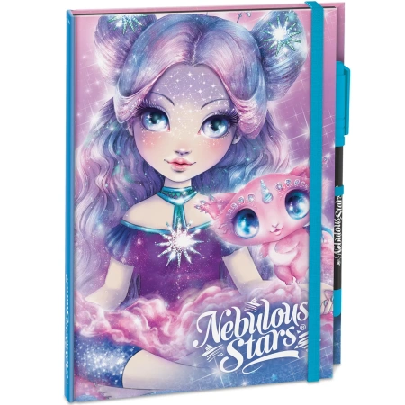 Серия: Nebulia. Блокнот с черными страницами и ручкой