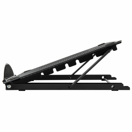 Подставка для книг, ноутбуков, планшетов, BRAUBERG "Germanium", 240х195х20 мм, черная, металл, 237987 - Подставки для книг