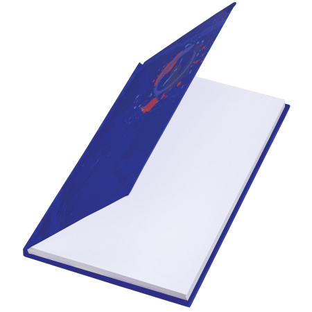 Блокнот А5 (134х206 мм), 80 л., твёрдый, клетка, выборочный лак, STAFF, "Часы", 114423 - Блокноты в книжном переплете