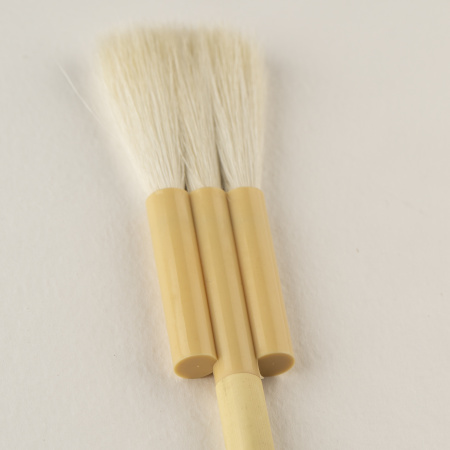 Кисть из козы "Сонет" трубчатый флейц, 3 линий, бамбуковая ручка, №21 (21 мм) - Кисти художественные из натурального волоса