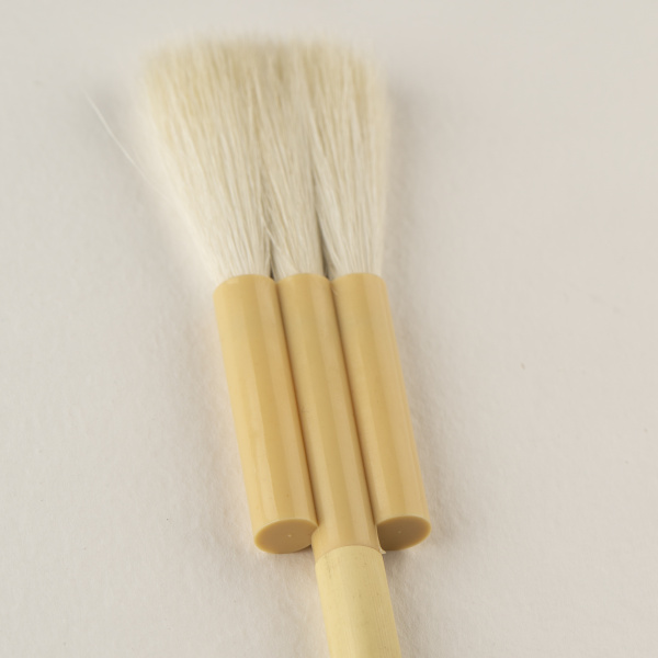 Кисть из козы "Сонет" трубчатый флейц, 3 линий, бамбуковая ручка, №21 (21 мм) - Кисти художественные из натурального волоса