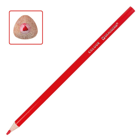 Карандаши цветные BRAUBERG PREMIUM, 18 цветов, трехгранные, грифель мягкий 3,3 мм, 181652 - Карандаши цветные