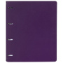 Тетрадь на кольцах БОЛЬШАЯ А4 (240х310 мм), 120 листов, под кожу, клетка, BRAUBERG "Joy", фиолетовый/светло-фиолетовый, 404506 - Тетради на кольцах и сменные блоки к ним