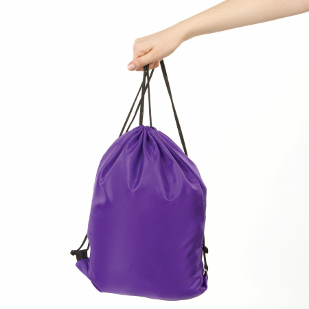 Мешок для обуви BRAUBERG ПРОЧНЫЙ, на шнурке, фиолетовый, 42x33 см, 270288 - Мешки для обуви
