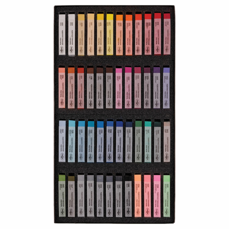 Пастель сухая художественная ГАММА "Старый Мастер", 48 цветов, базовые цвета, квадратное сечение, 2309198 - Пастель художественная в наборах