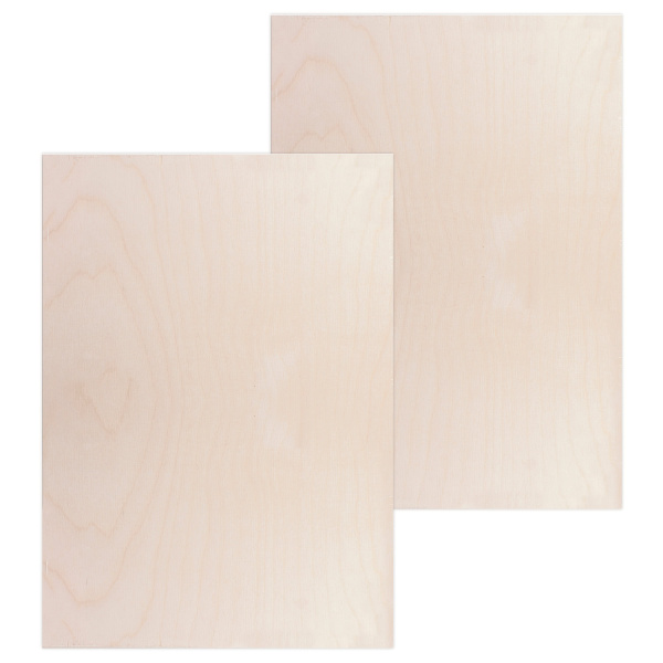 Заготовки деревянные для выжигания, выпиливания, росписи, А4, набор 2 штуки, ОСТРОВ СОКРОВИЩ, 150649 - Наборы для выжигания