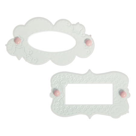 Декоративные металлические рамочки на брадсах "Любимый малыш"