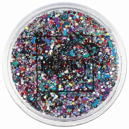 Косметика детская Гель-блестки для тела/лица "Микс", 25 мл, с кисточкой, блистер, LUKKY, Т11927 - Детская косметика