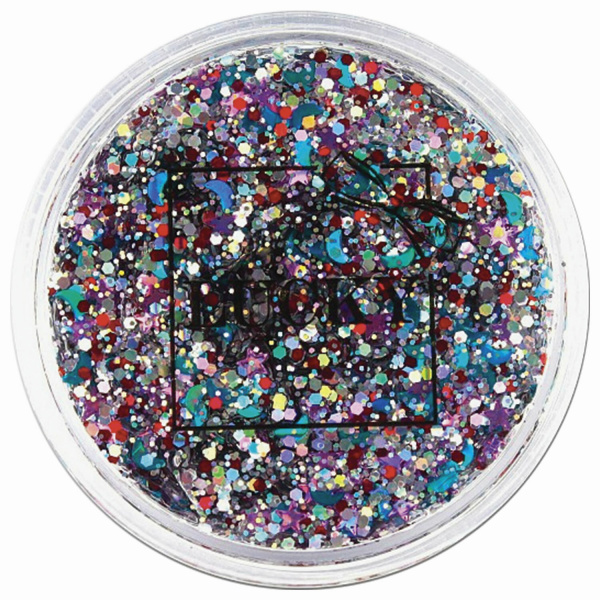 Косметика детская Гель-блестки для тела/лица "Микс", 25 мл, с кисточкой, блистер, LUKKY, Т11927 - Детская косметика