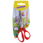 Ножницы ЮНЛАНДИЯ "ВЕТЕРОК", 130 мм, ассиметричные ручки, упаковка с подвесом, ассорти, 236979 - Ножницы детские