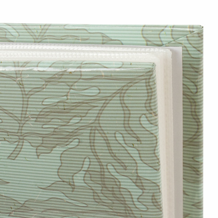 Фотоальбом BRAUBERG "Папоротник" на 200 фото 10х15 см, твердая обложка, термосварка, 391171 - Фотоальбомы