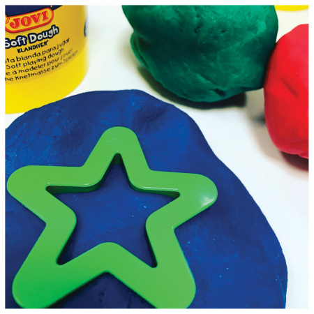 Пластилин на растительной основе JOVI (Испания), 3 цвета, 330 г, Blandiver, 403 - Пластилин