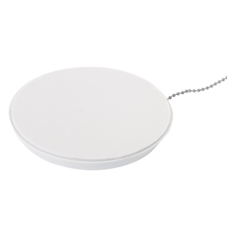 Ручка шариковая настольная BRAUBERG "Стенд-Пен Уайт2", СИНЯЯ, цепочка, корпус белый, линия письма 0,5 мм, 141348 - Ручки шариковые на подставке