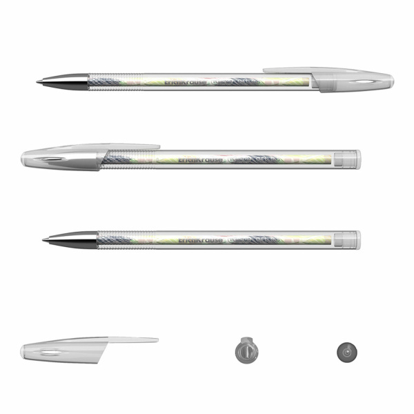 Ручка гелевая ERICH KRAUSE InColor "Flora", СИНЯЯ, игольчатый узел 0,5 мм, линия письма 0,4 мм, 50753 - Ручки гелевые неавтоматические