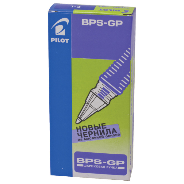 Ручка шариковая масляная с грипом PILOT "BPS-GP", ЧЕРНАЯ, корпус прозрачный, узел 0,7 мм, линия письма 0,21 мм, BPS-GP-F, BРS-GP-F - Ручки шариковые неавтоматические