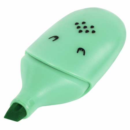 Набор текстовыделителей мини 6 ЦВЕТОВ BRAUBERG KIDS "CUTE CATS PASTEL", линия 1-5 мм, 152436 - Текстовыделители