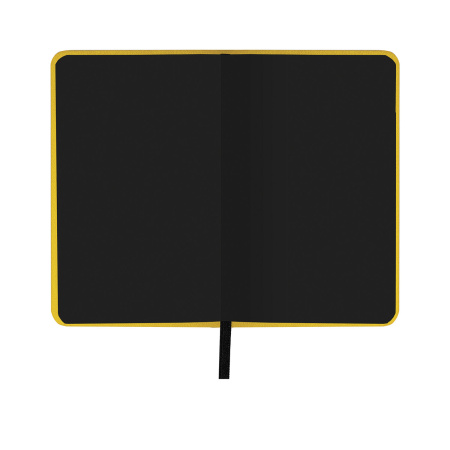 Блокнот МАЛЫЙ ФОРМАТ (100x150 мм) А6, BRAUBERG "Metropolis Mix", под кожу, 80 л., клетка, желтый, 113327 - Бизнес-блокноты и бизнес-тетради