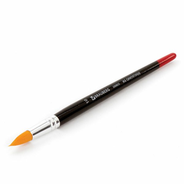 Кисть BRAUBERG синтетика, круглая, №10, 200855 - Кисти для рисования