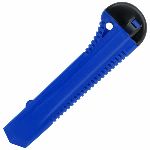 Нож канцелярский 18 мм STAFF EVERYDAY, фиксатор, матовый корпус ассорти, упаковка с подвесом, 238179 - Ножи канцелярские универсальные