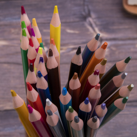 Карандаши цветные BRAUBERG PREMIUM, 36 цветов, пластиковые, трехгранные, грифель мягкий 3 мм, 181664 - Карандаши цветные