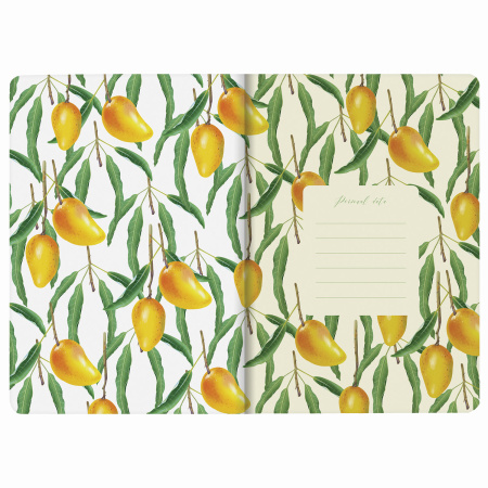 Тетрадь 40 л. в клетку обложка SoftTouch, фольга, бежевая бум. 70 г/м2, сшивка, А5 (147х210 мм), MANGO, BRAUBERG, 403783 - Тетради 40-48 листов