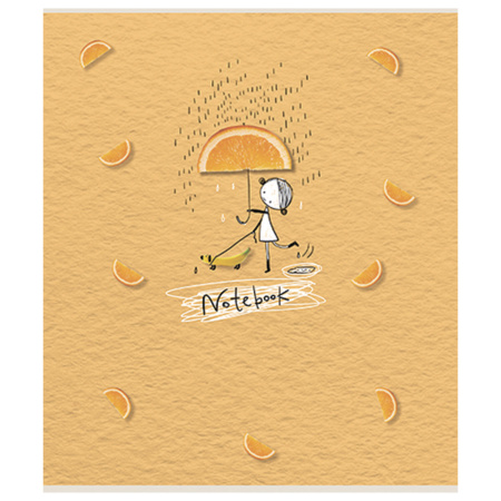 Тетрадь А5, 48 л., ПЗБМ, скоба, клетка, ламинация, конгрев, выборочный лак, "Мульти-Арт" (5 видов), 029951 - Тетради 40-48 листов