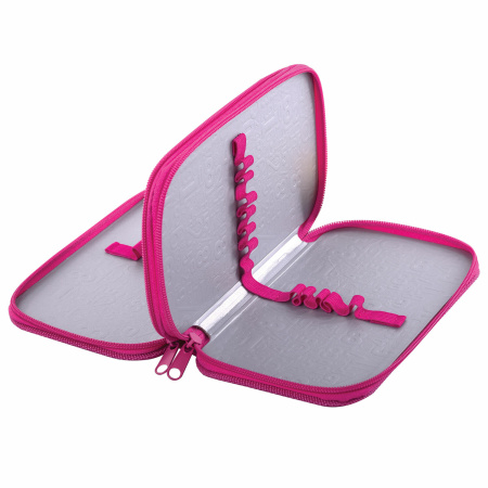 Пенал 2 отделения, ламинированный картон, 19х11 см, "Colorful butterfly", 270886 - Пеналы каркасные