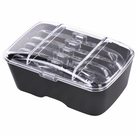 Лупа налобная с LED-ПОДСВЕТКОЙ, 5 сменных линз 95х33 мм, увеличение 1,0 - 3,5, BRAUBERG, 455929 - Лупы