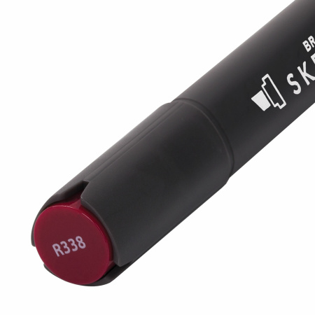 Маркер для скетчинга двусторонний 1 мм - 6 мм BRAUBERG ART CLASSIC, БОРДОВЫЙ (R338), 151824 - Скетчмаркеры поштучно