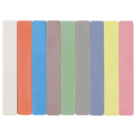 Мел цветной ЮНЛАНДИЯ "ЮНЛАНДИК И ОКРУЖАЮЩИЙ МИР", НАБОР 9 шт., квадратный, 227443 - Мелки