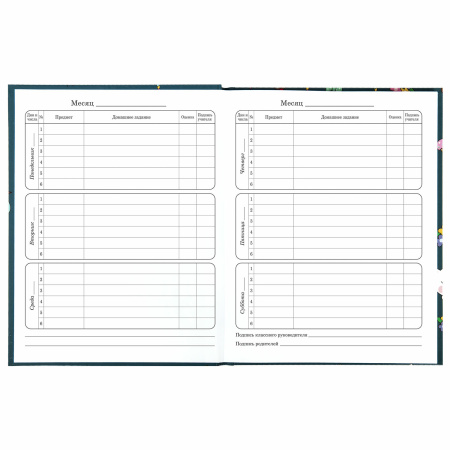 Дневник 1-4 класс 48 л., твердый, ЮНЛАНДИЯ, глянцевая ламинация, с подсказом, "Kittycorn", 106346 - Дневники для младших классов