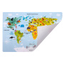 Настольное покрытие ПИФАГОР, А3+, пластик, 46x33 см, "Map", 270403 - Коврики настольные детские