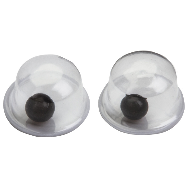 Глазки для творчества, вращающиеся, черно-белые, 5 мм, 30 шт., ОСТРОВ СОКРОВИЩ, 661323 - Глазки для творчества