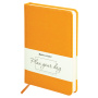 Ежедневник недатированный А5 138х213 мм BRAUBERG "Imperial" под кожу, 160 л., оранжевый, 111856 - Ежедневники с покрытием "под кожу и ткань"