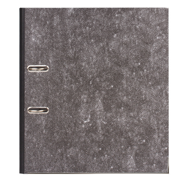Папка-регистратор BRAUBERG, фактура стандарт, с мраморным покрытием, 50 мм, черный корешок, 220982 - Папки-регистраторы с арочным механизмом