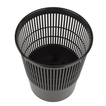 Корзина для бумаг BRAUBERG сетчатая, 9 л, черная, 237001 - Корзины для бумаг