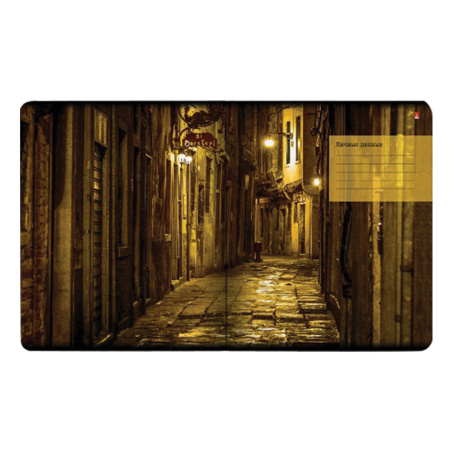 Тетрадь А5, 48 л., АЛЬТ, скоба, клетка, глянцевый лак, "ГОРОДА КОНТРАСТЫ NEW" (5 видов), 7-48-182 - Тетради 40-48 листов