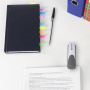 Степлер №24/6, 26/6 металлический BRAUBERG "Universal+", до 25 листов, белый, 227781 - Степлеры настольные