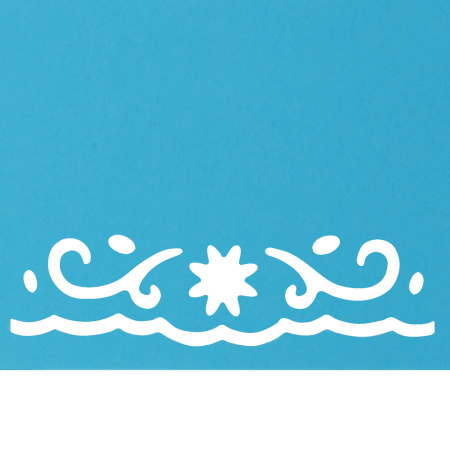 Дырокол фигурный для края "Солнечный узор", диаметр вырезной фигуры 50х16 мм, ОСТРОВ СОКРОВИЩ, 227172 - Дыроколы фигурные для творчества