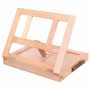 Мольберт настольный из бука с выдвижным ящиком, 34,5х26х27 см, холст до 30 см, BRAUBERG ART, 192247 - Мольберты