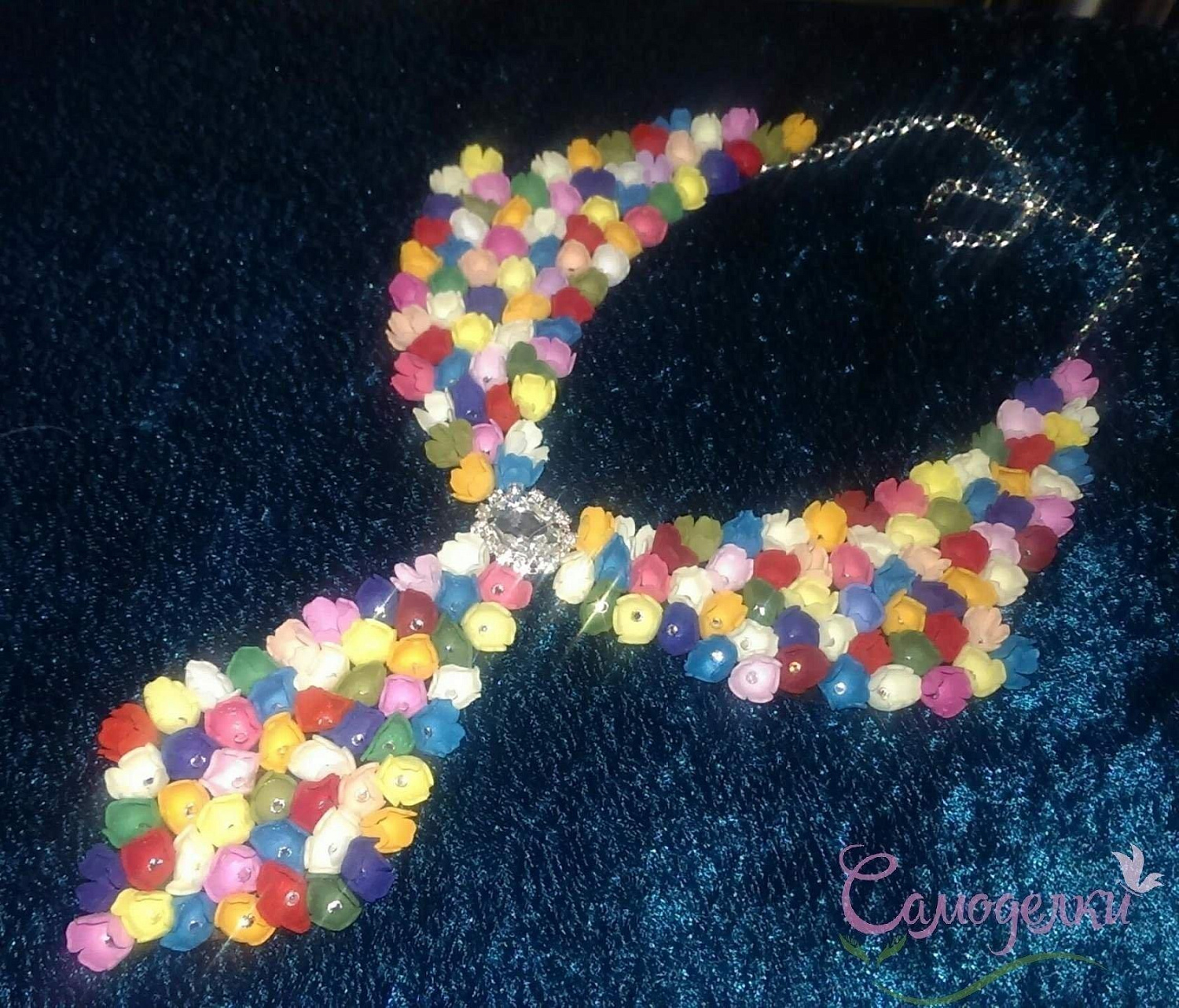 Колье "Цветочное настроение"