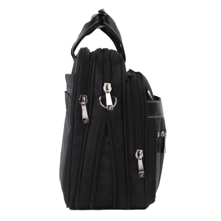 Сумка-портфель BRAUBERG с отделением для ноутбука 15-16", "Carbon", 2 отделения, графит, 41х31х13 см, 240509 - Сумки деловые с отделением для ноутбука и планшета